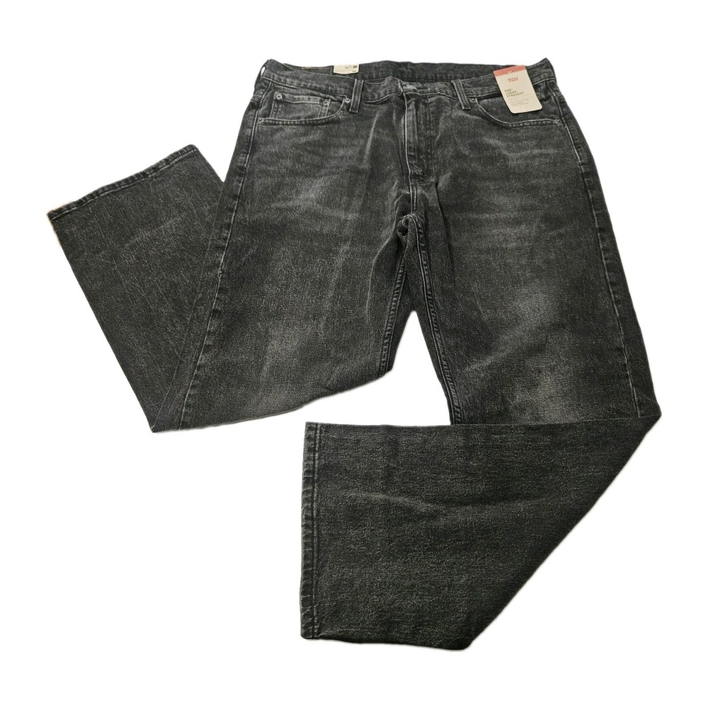 Levi's 569 Loose Straight Jeans Men's Size W38 x L30 Black Stretch Denim NWT
